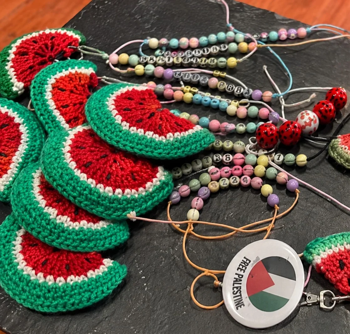 Handmade solidarity creations inspired by Palestine